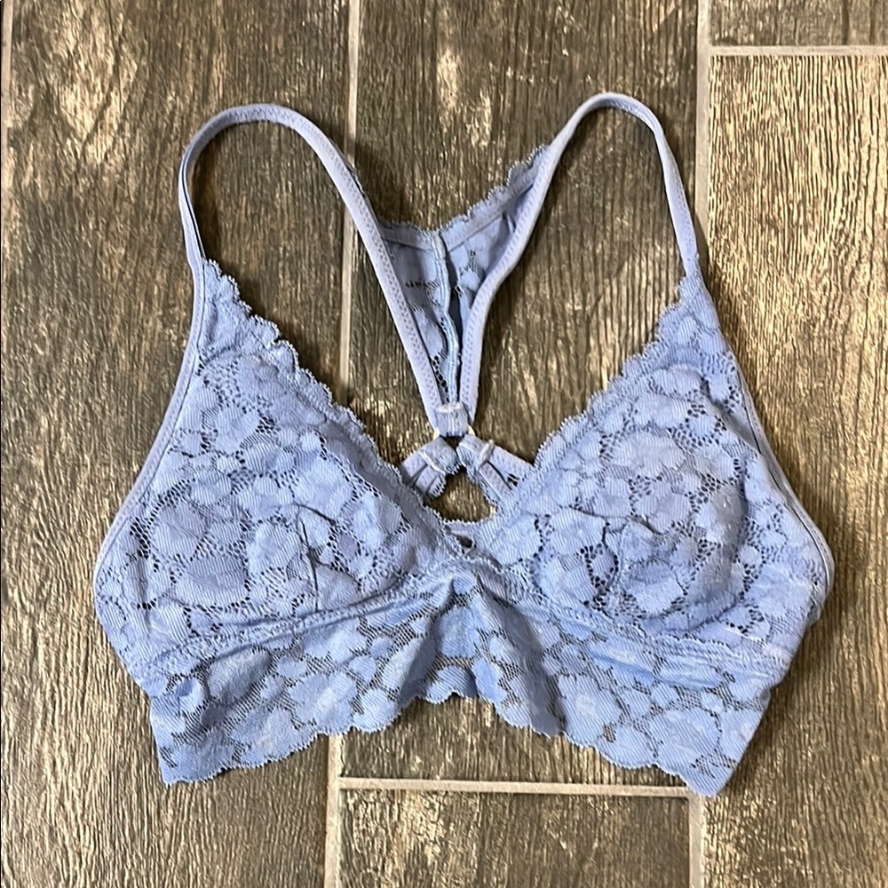 Aerie Lace Bralette in Light Blue